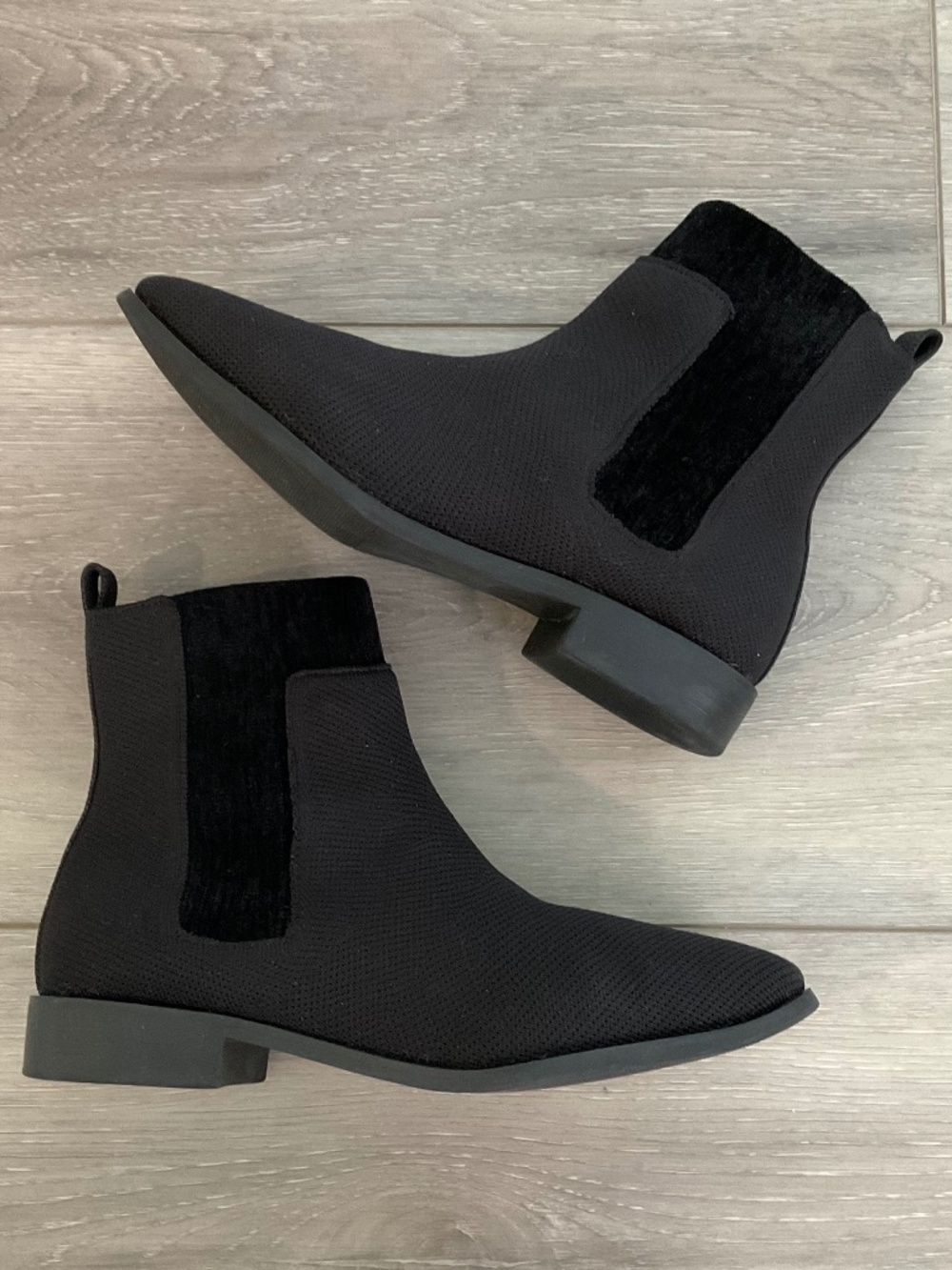 VIVAIA Riley Pro Square-Toe Water-Repellent Ankle Boots in Black Size EU 40